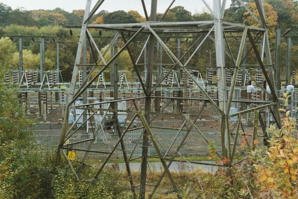 Yorkshire electricity 132 kilovolt sub-station